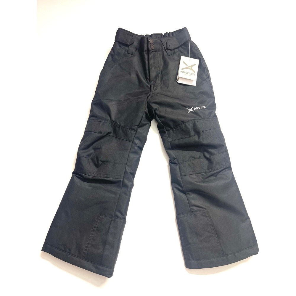 Arctix Kids Black Insulated Snow Pants 5T Winter Ski Sledding Trousers NWT